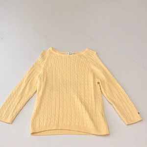 Tommy Hilfiger yellow sweater